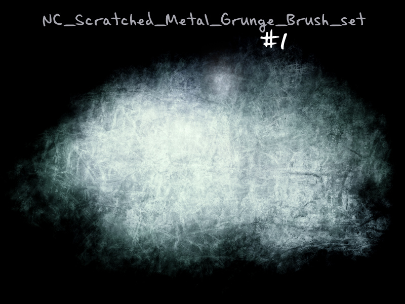 Scratched Metal Grunge set