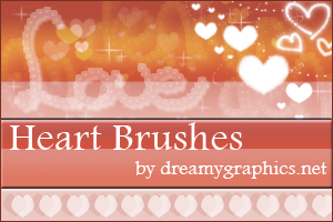 Heart Brushes For Gimp