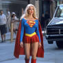 AI Supergirl Walking
