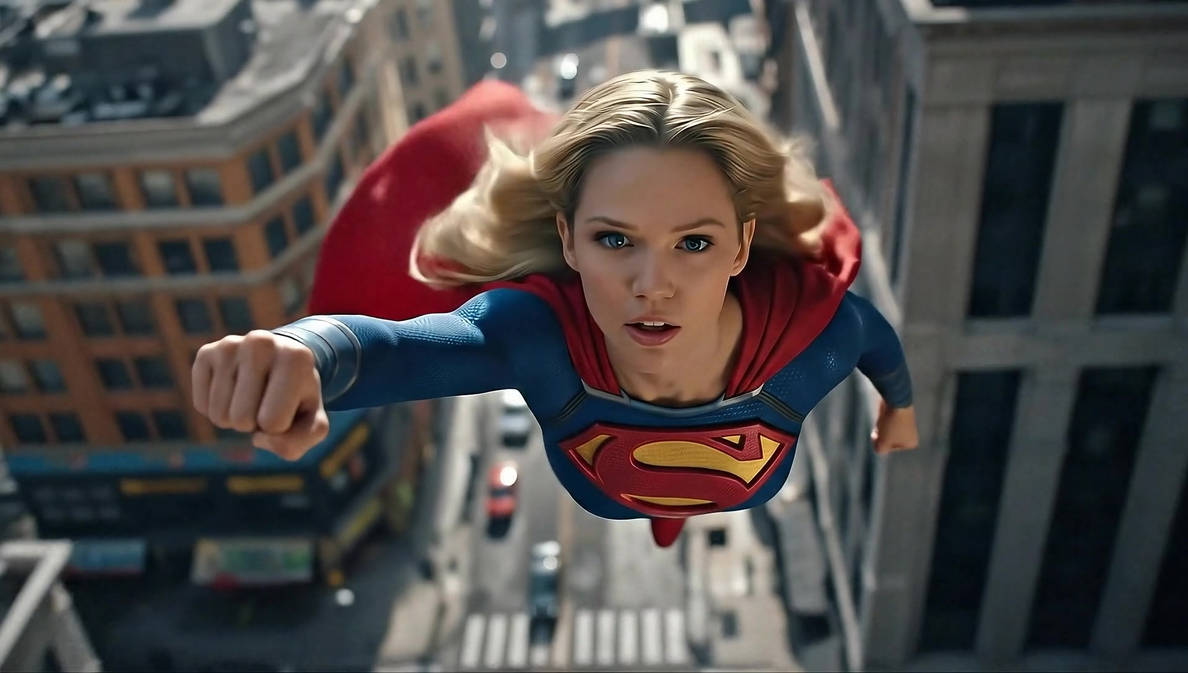 AI Video Supergirl Flying by bradbarry2 on DeviantArt