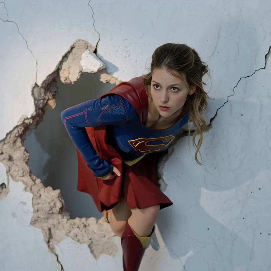 AI Video Supergirl Knocked Through A Wall by bradbarry2 on DeviantArt