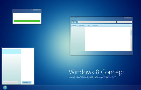 Windows 8 Concept by vanessabanessa89, visual art