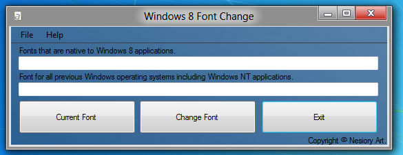 AnyFont windows 8 V 2.0