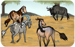 YBH | African Hunt 4 - Finished by Cutepup