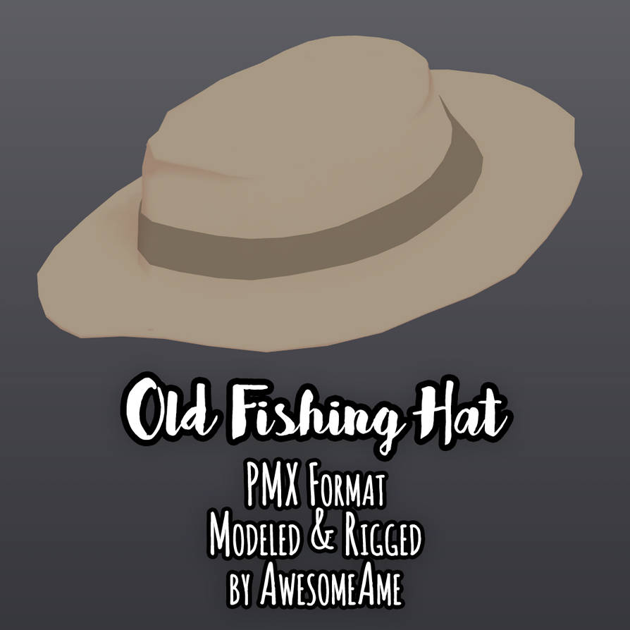 MMD Old Fishing Hat Download by AwesomeAme on DeviantArt