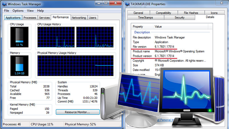 Win 7 SP1 Blue Task Manager by Elmer-BeFuddled on DeviantArt