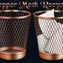 Copper Mesh Recycle Bin