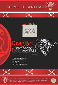 Dragon Custom Shape Stock