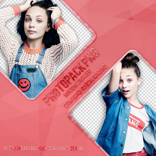 Photopack png Maddie Ziegler