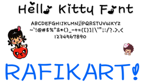 Hello Kitty Font