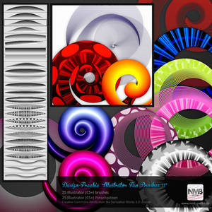 25 Illustrator (CS+) Fun Brushes II, de Hexe78