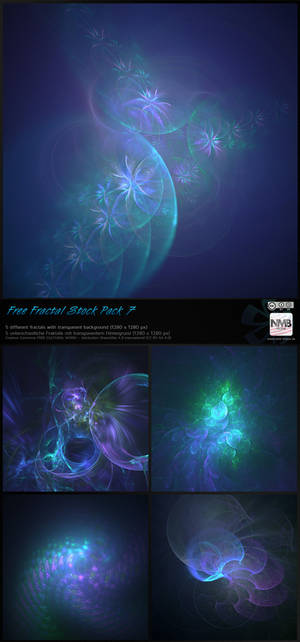 Fractal Stock Pack 7 (transparent PNG)