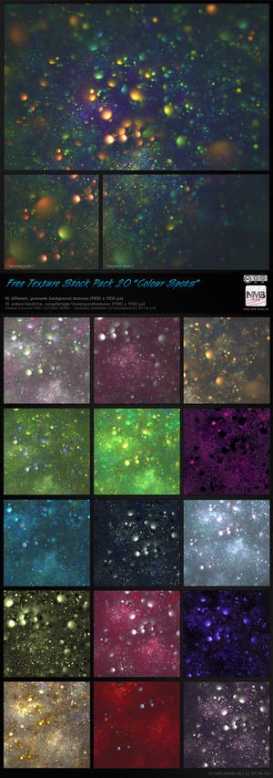 Texture Stock Pack 20 - Colour Spots