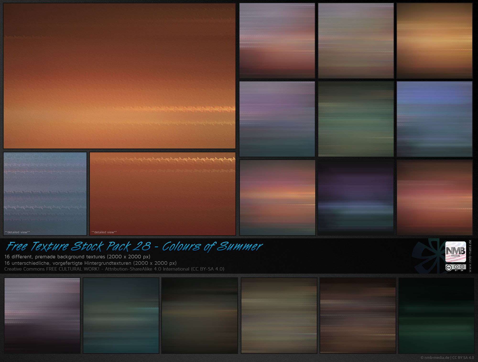 Summer Color Textures Texture Stock Pack 28 - Colours of Summer by Hexe78 on DeviantArt