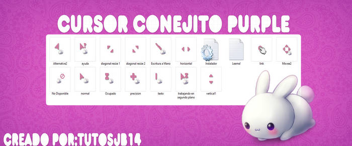 Cursor Conejito Purple