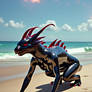 TF 2dragon - Latex at beach