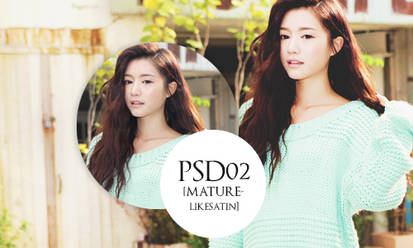 PSD 002: MATURE [like satin]