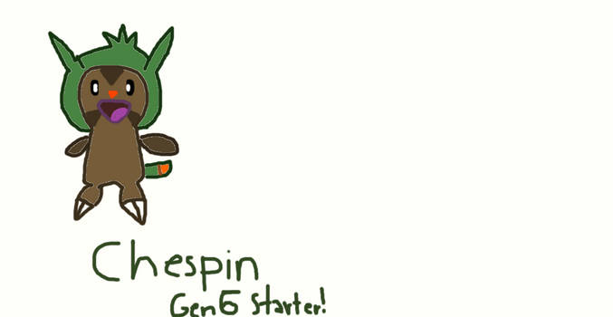 Chespin OFFICIAL GEN. 6 POKEMON!!!