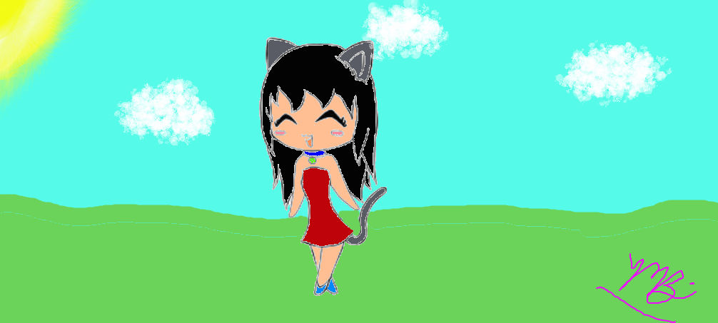 Cute chibi cat girl by RavenMidnight22 on DeviantArt