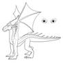 F2u stocky dragon lines [ with alternate horns ]