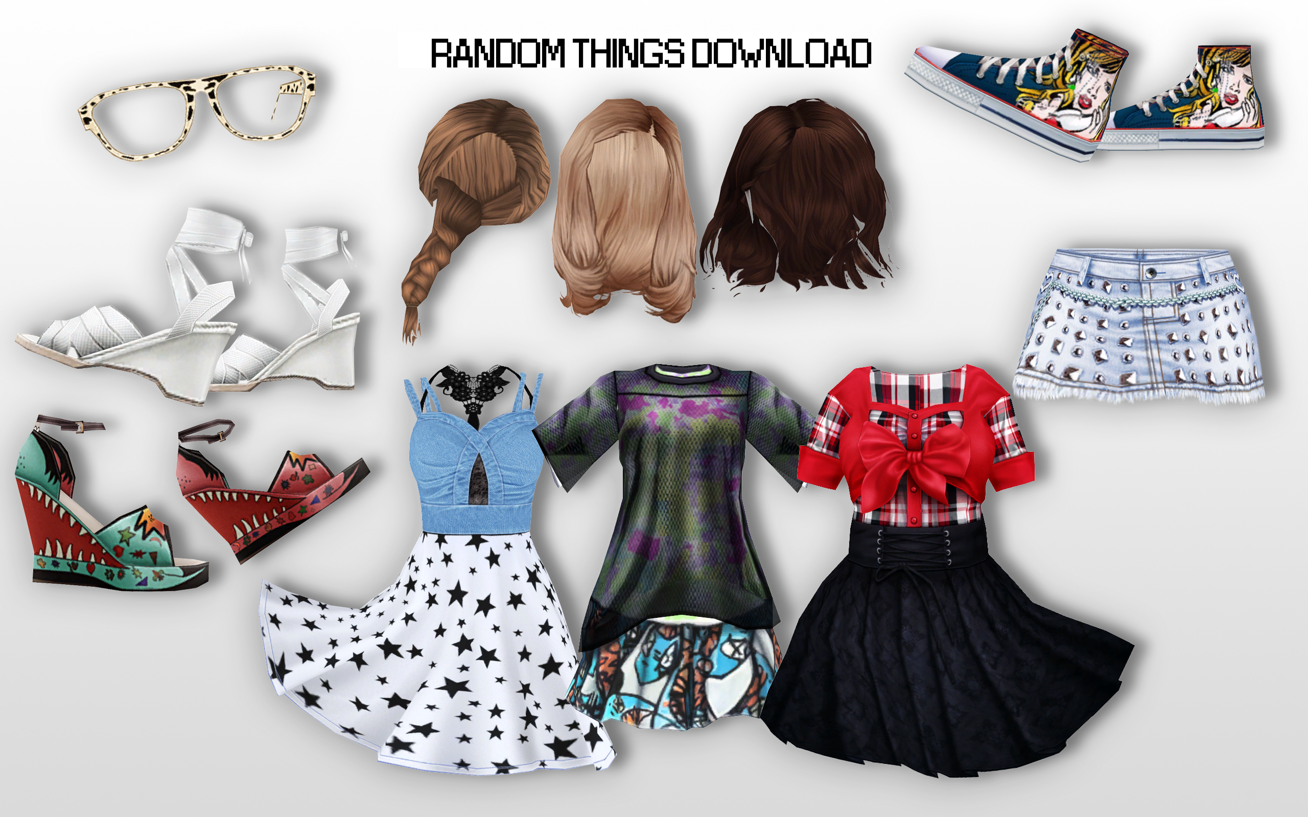 MMD Random Things DL by UnluckyCandyFox on DeviantArt
