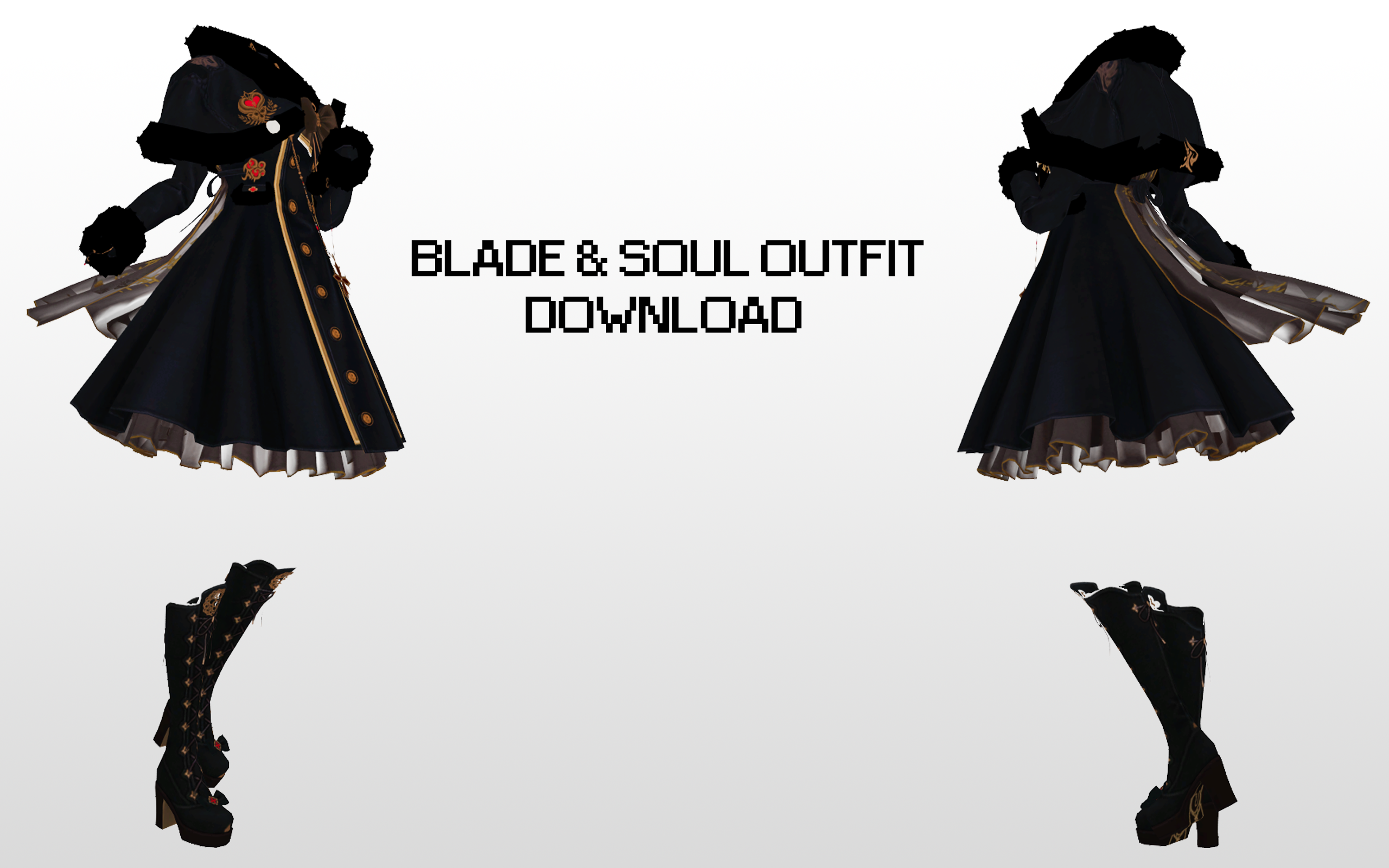 MMD Blade and Soul outfit dl