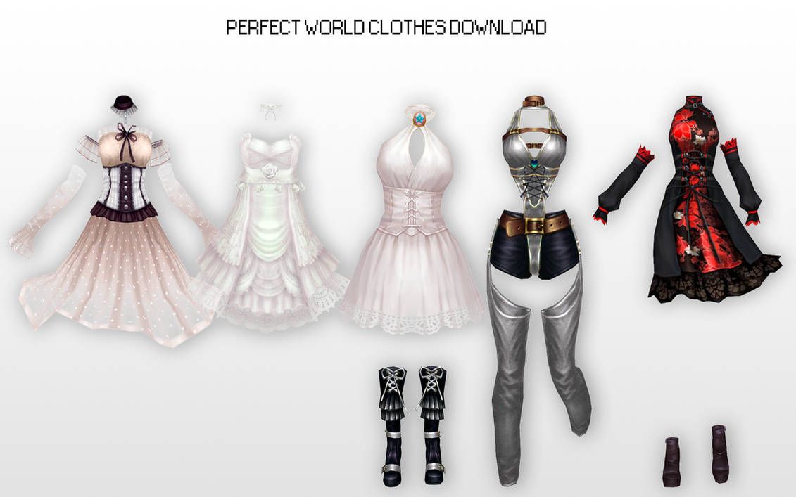 MMD Perfect World Clothes DL by UnluckyCandyFox on DeviantArt