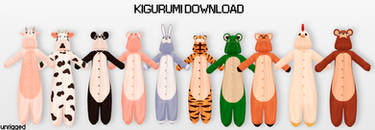 (unrig) MMD Kigurumi DL