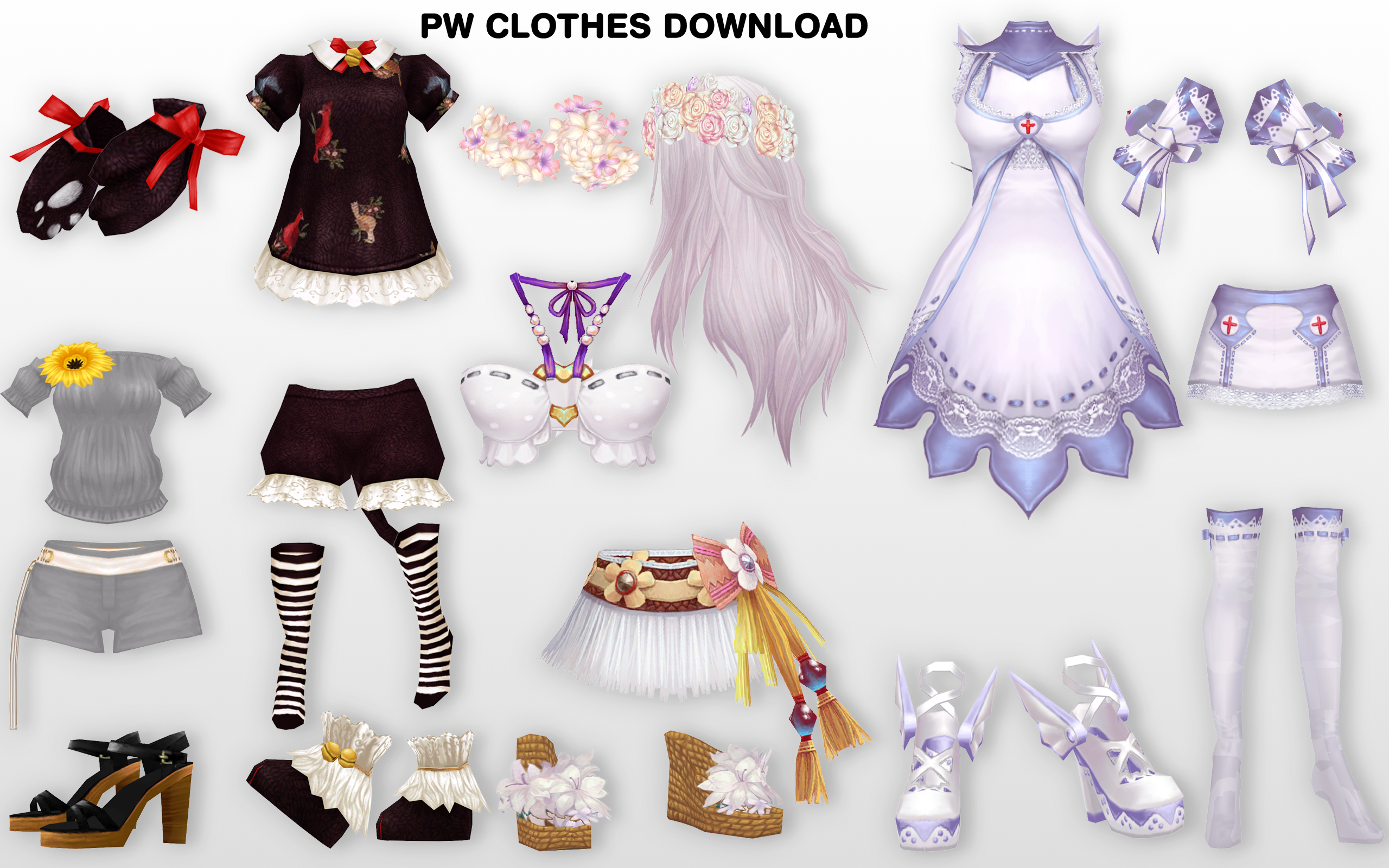 MMD PW Clothes DL