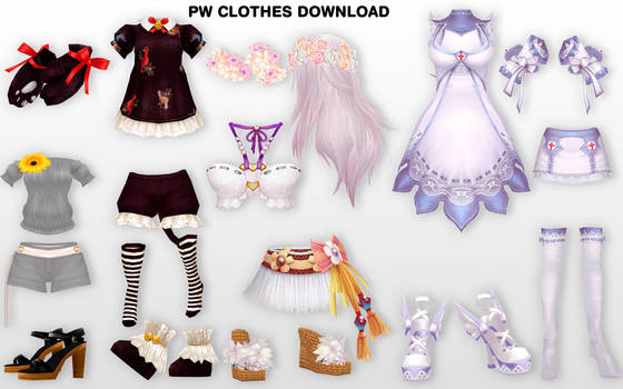 MMD PW Clothes DL