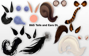 MMD BnS Tails and Ears DL