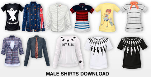 MMD Male Shirts DL