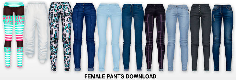 MMD Female Pants DL