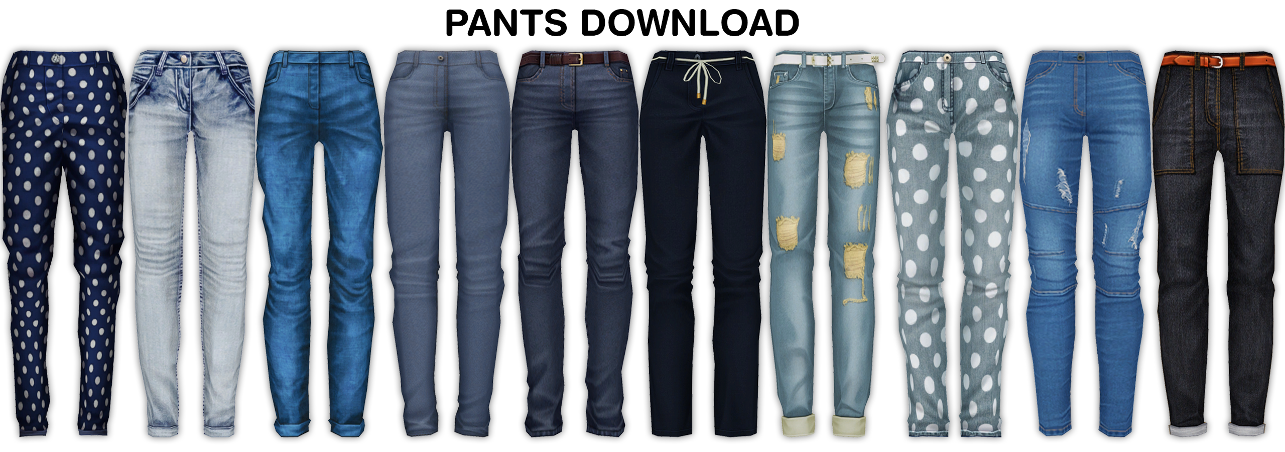 MMD Pants DL