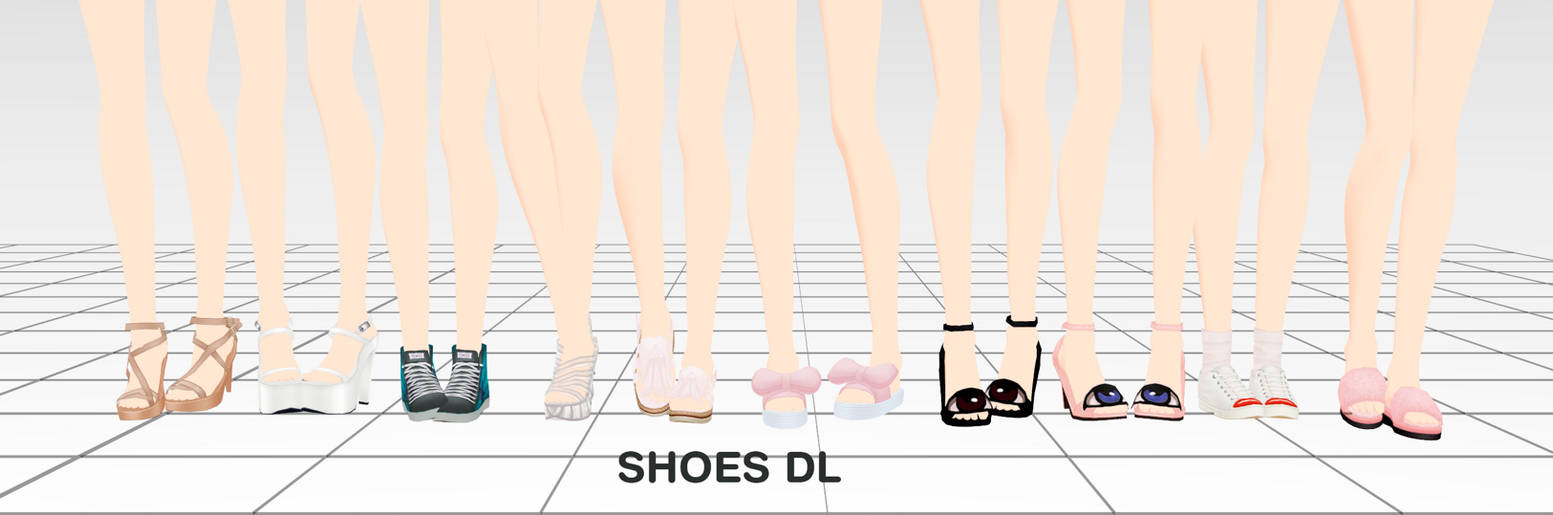 mmd shoes female