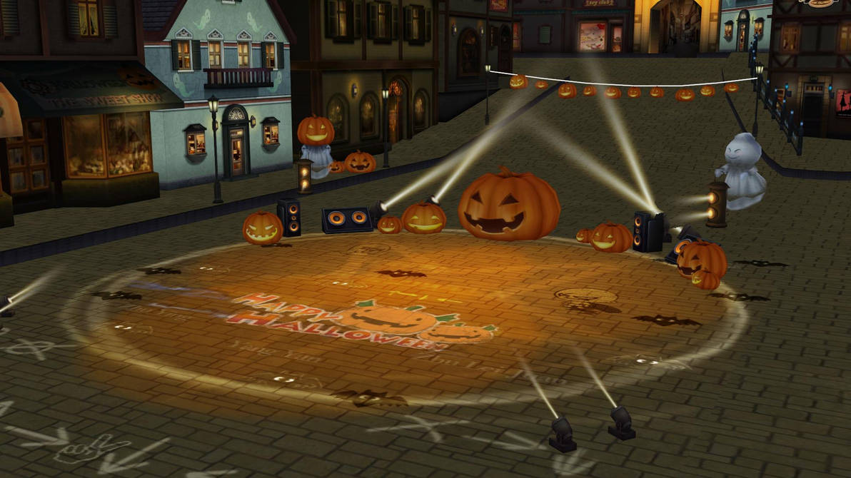 [MMD STAGE] Halloween DL by UnluckyCandyFox on DeviantArt