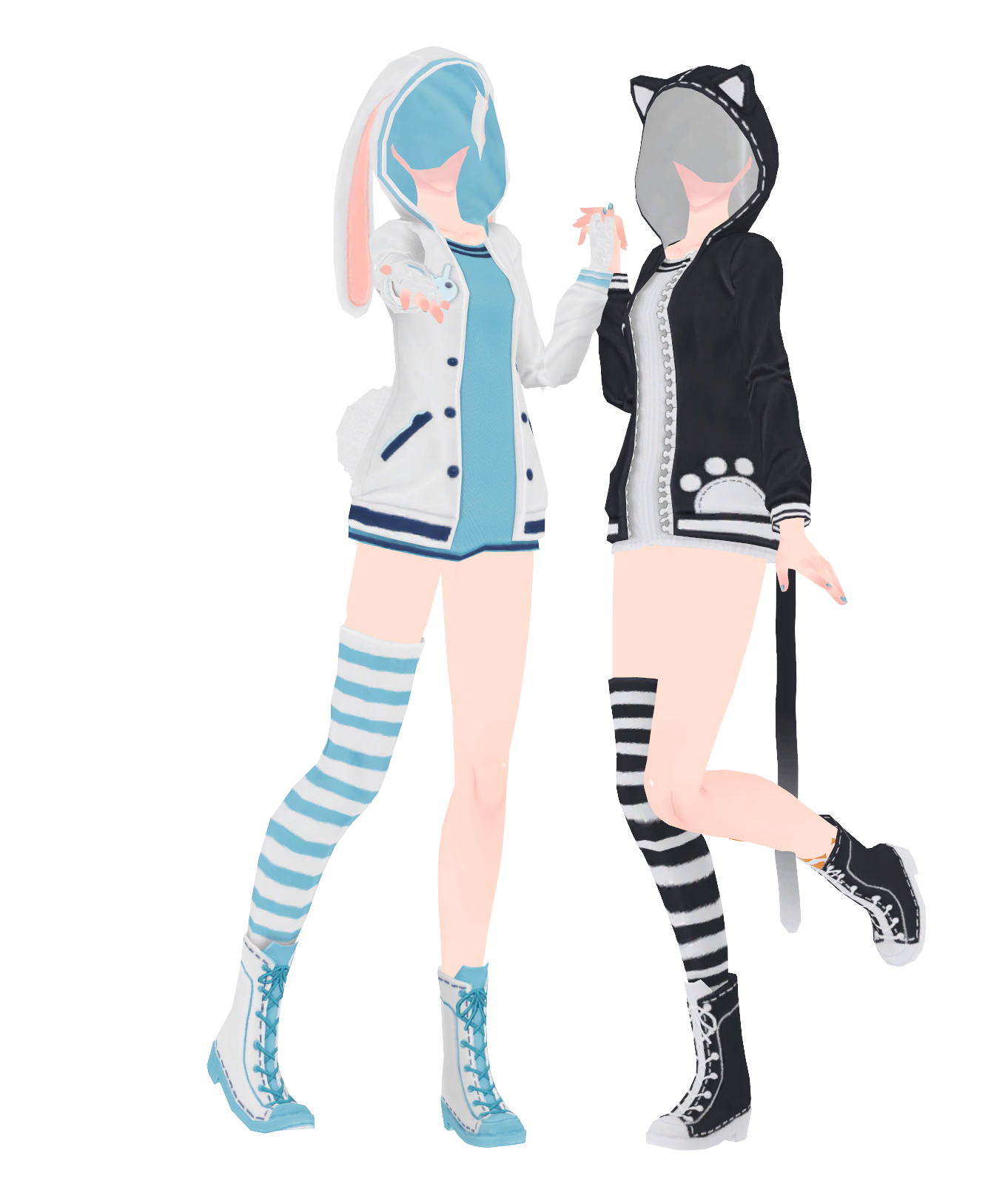 [MMD]Hoodies DL