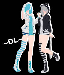 [MMD]Hoodies DL