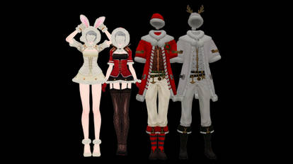 [MMD X New Year gifts] Costumes DL