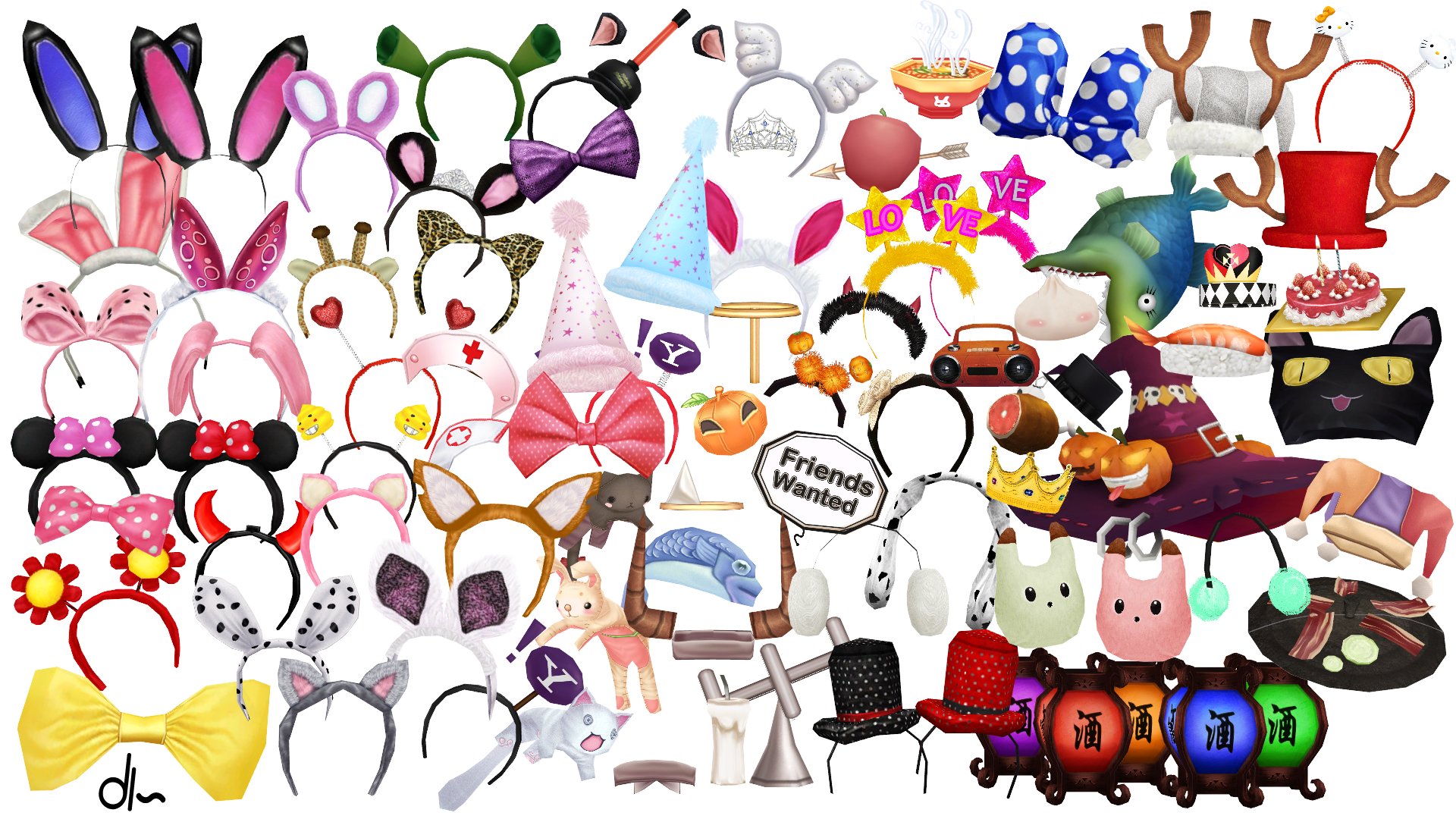 [MMD DL] Accessories pack by UnluckyCandyFox on DeviantArt
