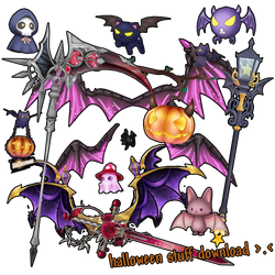 [MMD DL] halloween stuff