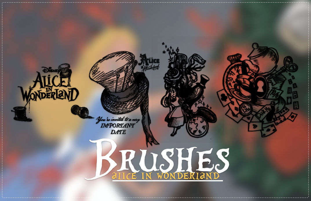 Alice In Wonderland Brushes by Luunatico on DeviantArt