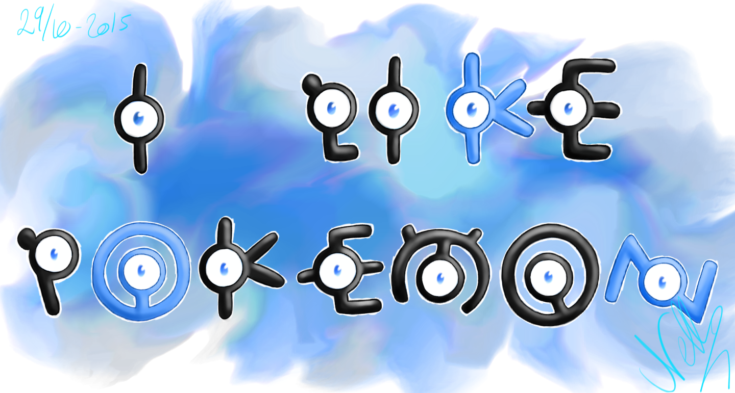 Unown evolution by ADiN4Brawl on DeviantArt