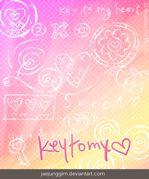 Key To My Heart Brushes