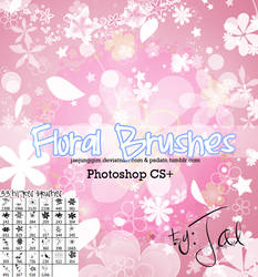33Hi-Res Floral Brushes PS