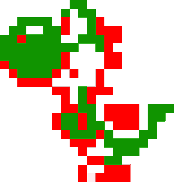 Yoshi Bitmap - 8-bit Super Mario Bros. by Fatonus on DeviantArt