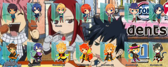 Uta no Prince Sama Folder Icons