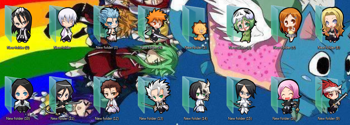 Bleach Folder Icons by Ginokami6 on DeviantArt