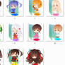 Kagerou Project folder icons
