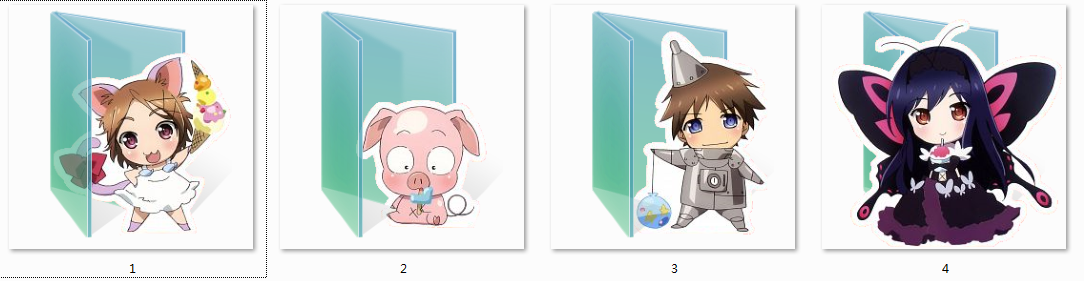 Accel World Folder Icons